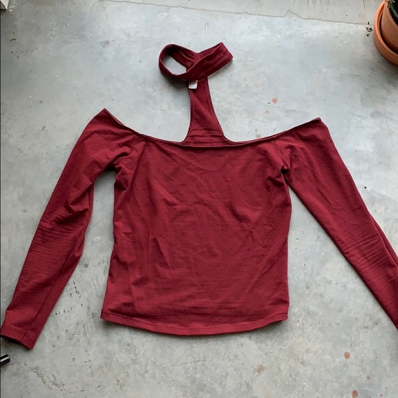 American Apparel Tops - American Apparel Mid-Length Choker Crop Top